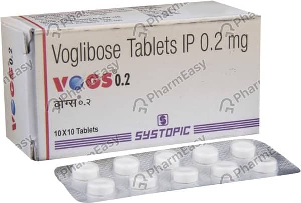 Vogs 0.2 Mg Strip Of 10 Tablets