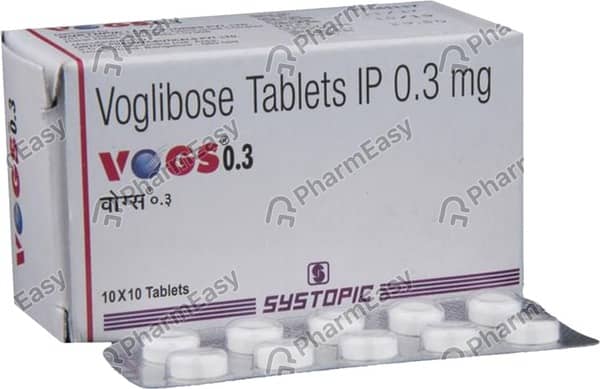 Vogs 0.3 Mg Strip Of 10 Tablets