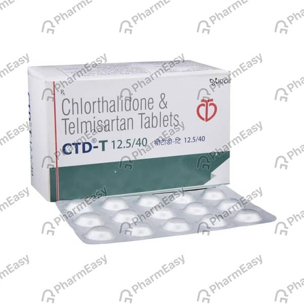 Ctd T 12.5/40mg Strip Of 10 Tablets