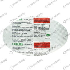 D RISE 60K STRIP OF 4 SOFTGEL CAPSULES