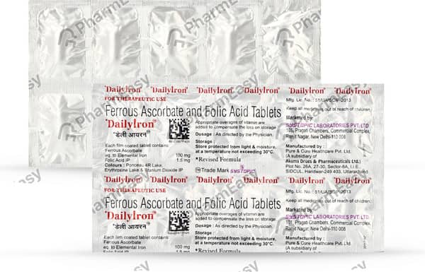 Daily Iron Strip Of 10 Tablets