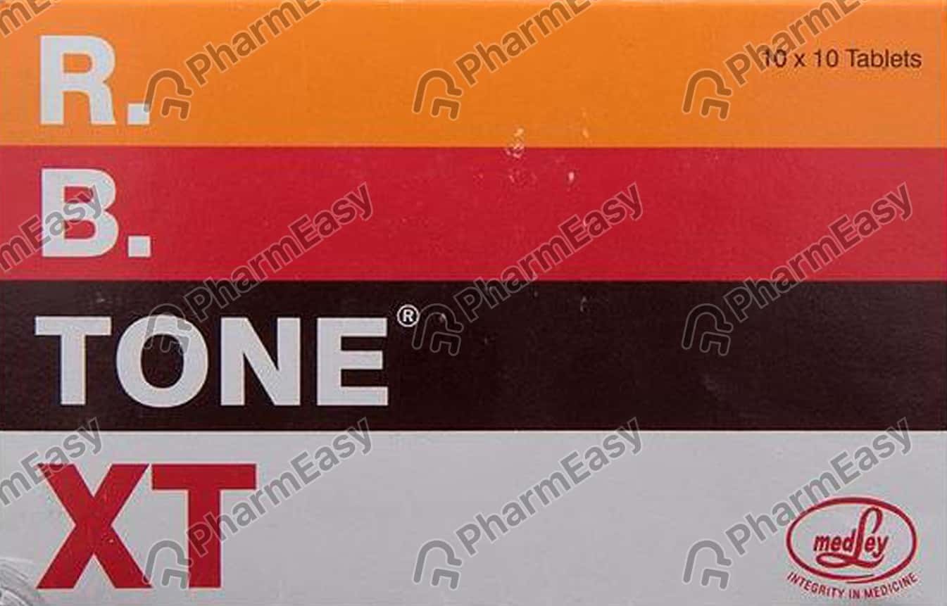 R B Tone Xt Strip Of 10 Tablets