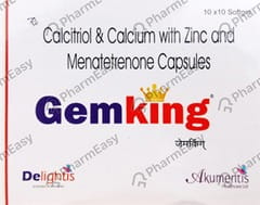 GEMKING STRIP OF 10 CAPSULES