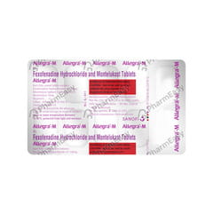Allegra M Tablet - Uses, Side Effects, Dosage, Composition & Price