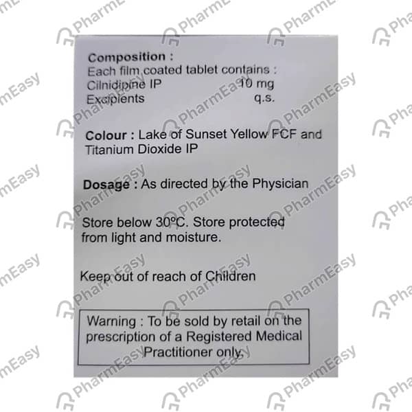 Cinod 10mg Strip Of 10 Tablets