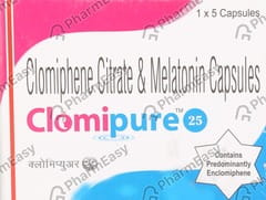 CLOMIPURE 25MG STRIP OF 5 SOFTGEL CAPSULES