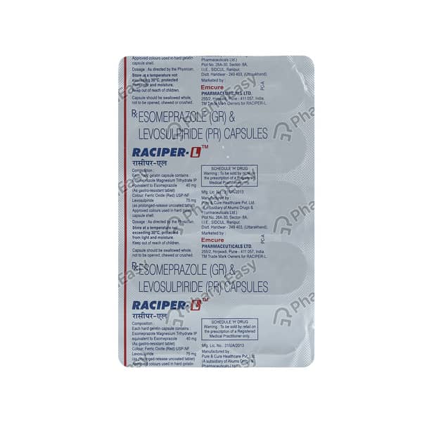 Raciper L Strip Of 10 Capsules