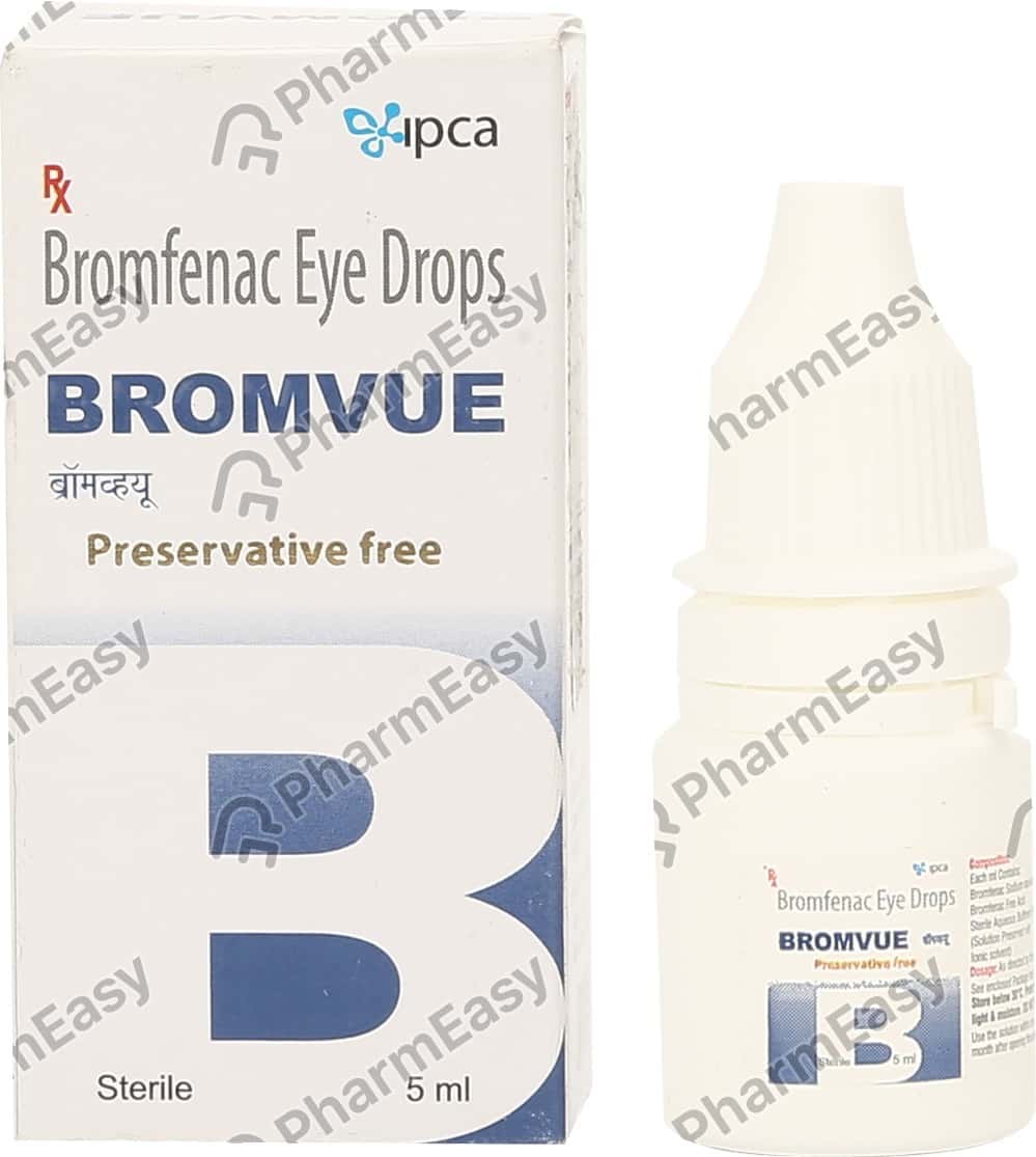 Bromvue 0.9 MG Eye Drop (5) Uses, Side Effects, Price & Dosage PharmEasy