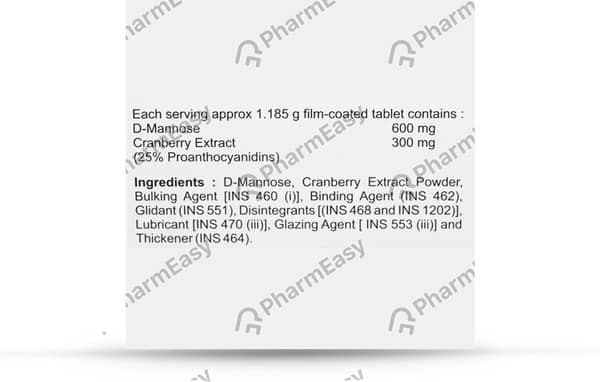 Cranpac D Strip Of 10 Tablets