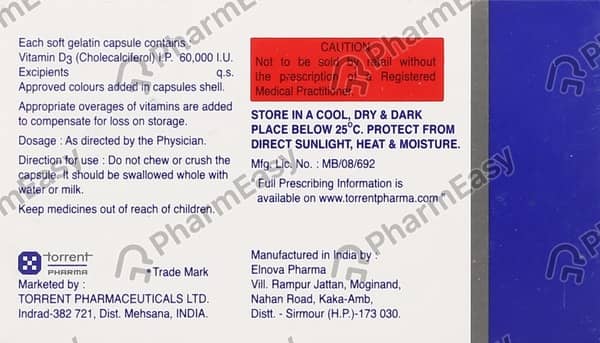 D3 High 60000iu Capsule