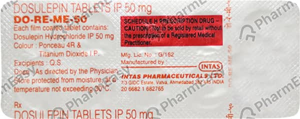 Do Re Me 50mg Strip Of 10 Tablets