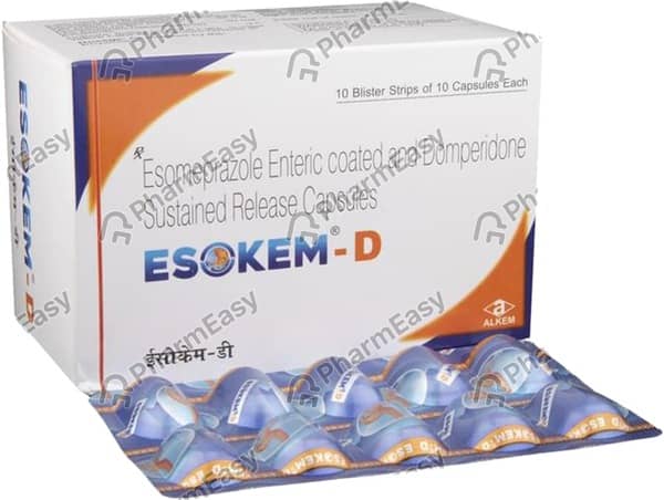 Esokem D Strip Of 10 Capsules
