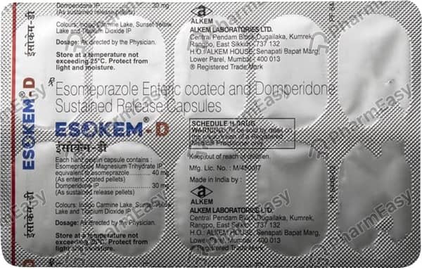 Esokem D Strip Of 10 Capsules