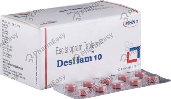 Desilam 10mg Strip Of 10 Tabletss