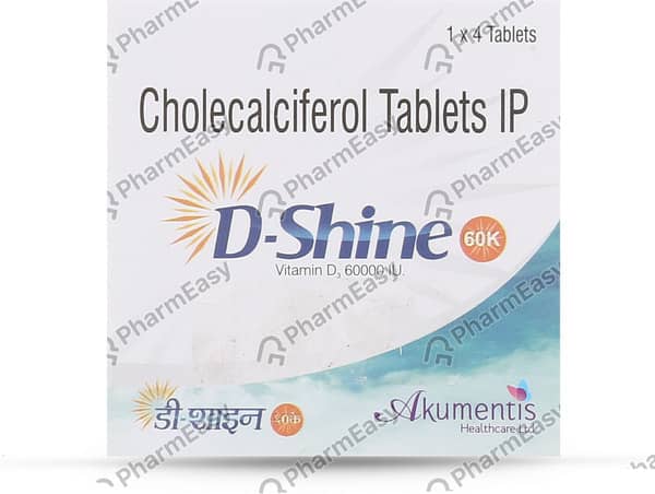 D Shine 60K Strip Of 4 Tablets