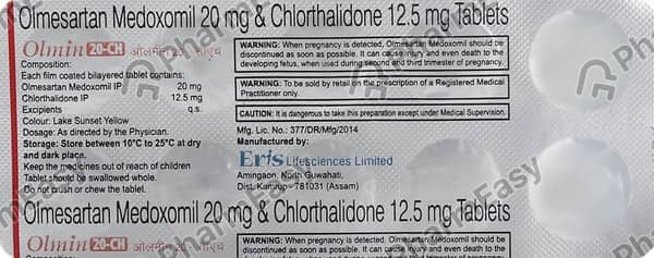 Olmin Ch 20mg Strip Of 10 Tablets
