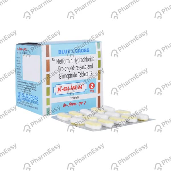 K Glim M 2mg Strip Of 10 Tablets
