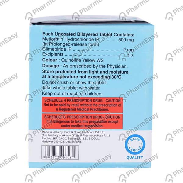 K Glim M 2mg Strip Of 10 Tablets