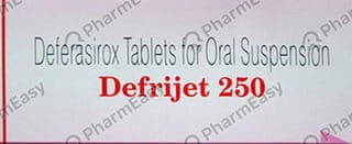 Defrijet 250mg Strip Of 10 Tablets
