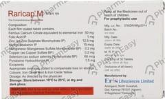 RARICAP M STRIP OF 30 TABLETS