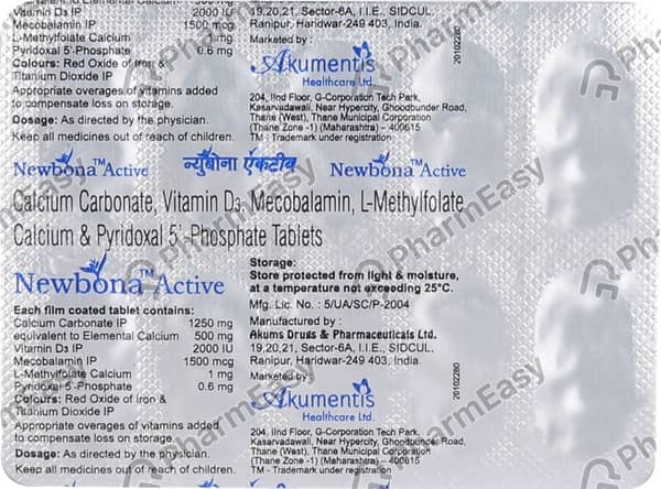 Newbona Active Strip Of 10 Tablets