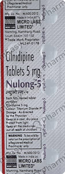 Nulong 5Mg Strip Of 10 Tablets