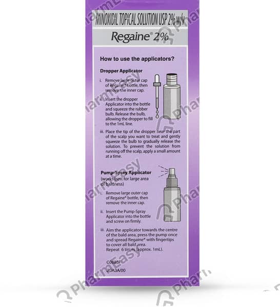 Regaine 2% Bottle Of 60ml Solution