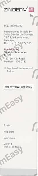 Zinderm An Gel