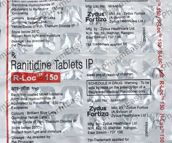 R Loc 150mg Strip Of 30 Tablets