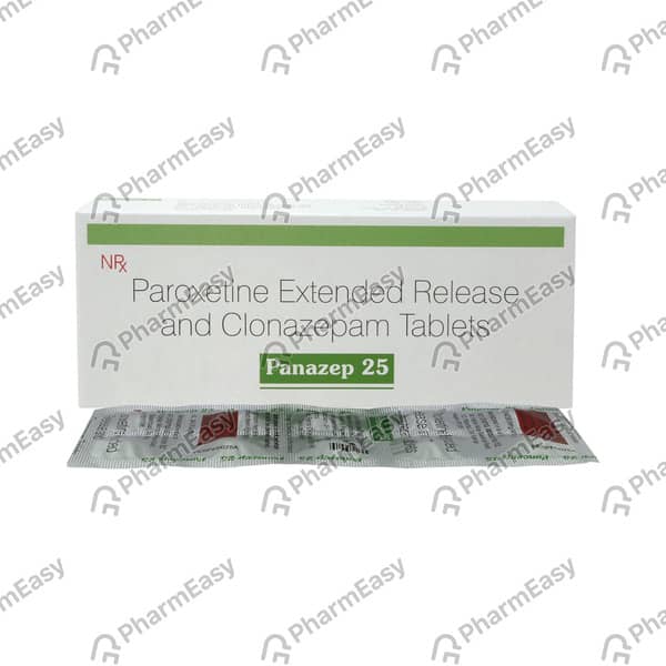 Panazep 25mg Strip Of 10 Tablets