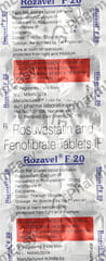 Rozavel F 20mg Strip Of 10 Tablets