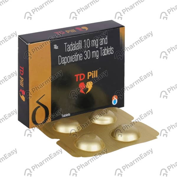Td Pill 10/30mg Strip Of 4 Tablets