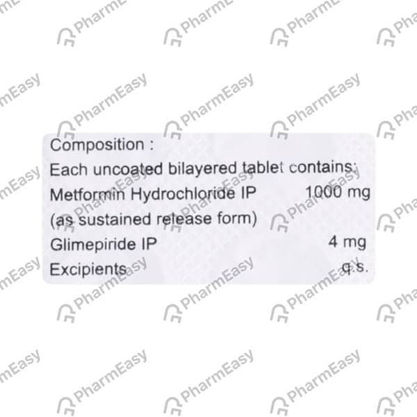 Glimisave M4 Strip Of 10 Tablets