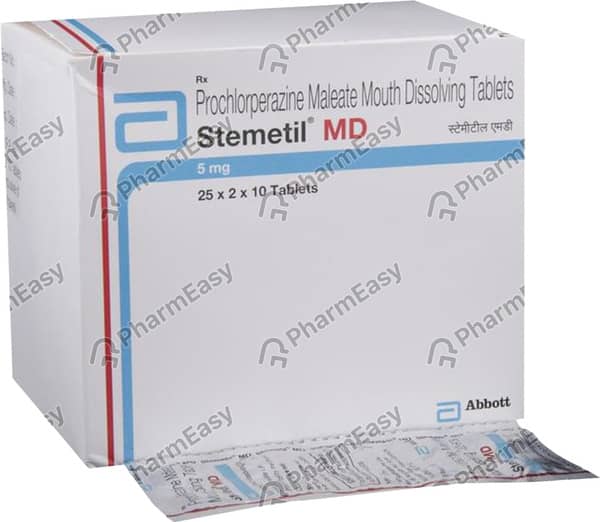 Stemetil Md 5mg Strip Of 10 Tablets