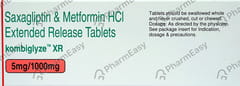 KOMBIGLYZE XR 5/1000MG STRIP OF 7 TABLETS