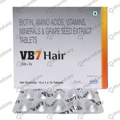 VB7 HAIR STRIP OF 10 TABLETS