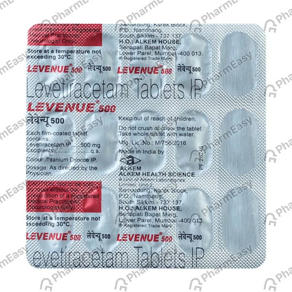 Levenue 500mg Strip Of 10 Tablets