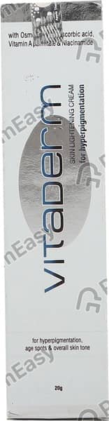 Vitaderm Skin Lightening Cream 20Gm