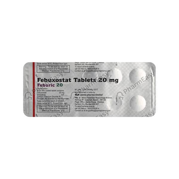 Feburic 20mg Strip Of 10 Tablets