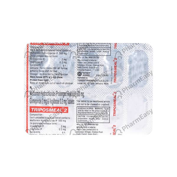 Triposmeal 2mg Strip Of 10 Tablets