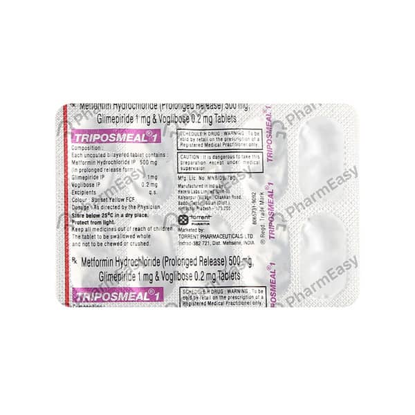 Triposmeal 1mg Strip Of 10 Tablets