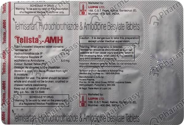 Telista Amh Strip Of 10 Tablets