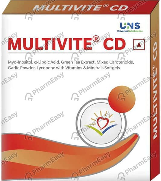 Multivite Cd Strip Of 15 Softgel Capsules