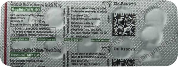 Reclide Xr 60mg Strip Of 10 Tablets