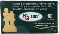 KQ 100MG STRIP OF 10 CAPSULES