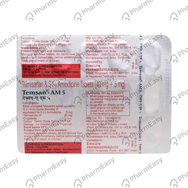 Temsan Am 5Mg Tablet