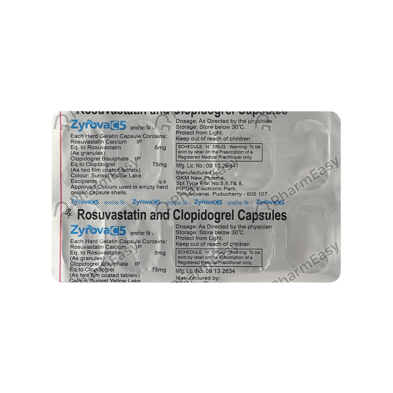 Zyrova Buy Zyrova C 5mg Capsule Online at Flat 18% OFF* | PharmEasy