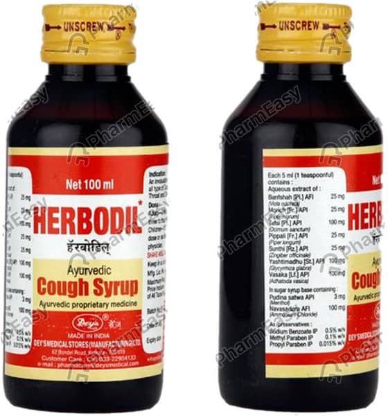 Herbodil Cough Syrup 100Ml