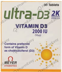 Ultra D3 2k Strip Of 30 Tablets