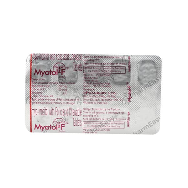 Myotol F Strip Of 10 Tablets